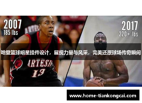 哈登篮球明星挂件设计，展现力量与风采，完美还原球场传奇瞬间